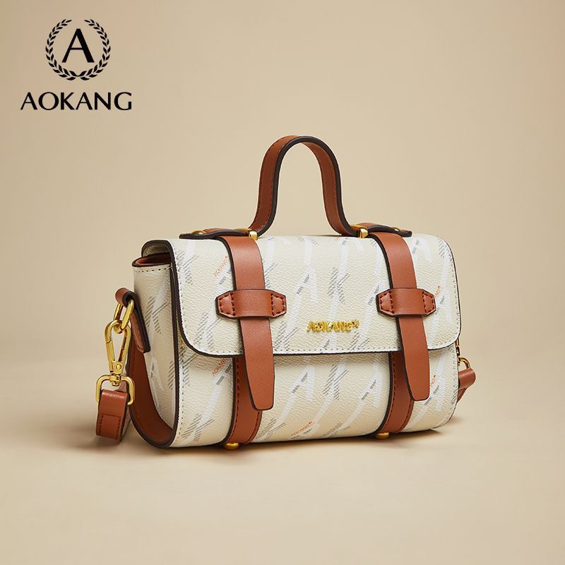 Túi xách Aokang chính hãng phong cách Âu, size đáy 19.5cm mã 12082023