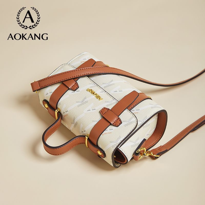 Túi xách Aokang chính hãng phong cách Âu, size đáy 19.5cm mã 12082023