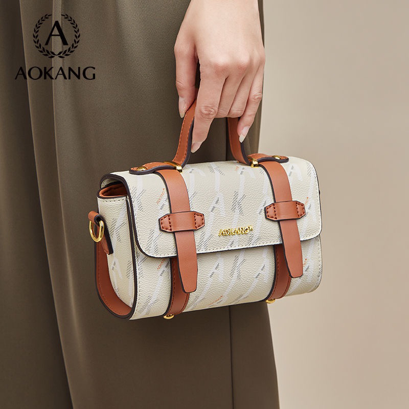 Túi xách Aokang chính hãng phong cách Âu, size đáy 19.5cm mã 12082023