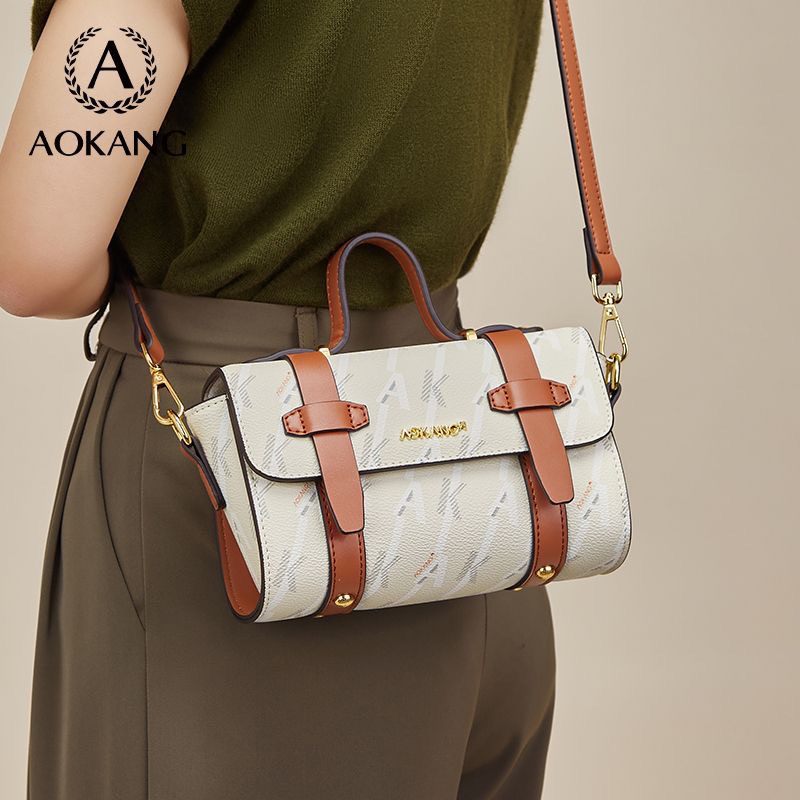 Túi xách Aokang chính hãng phong cách Âu, size đáy 19.5cm mã 12082023