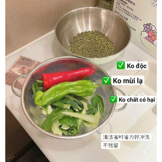 BỘ CHẬU RỔ INOX Sweet&Coco 25cm