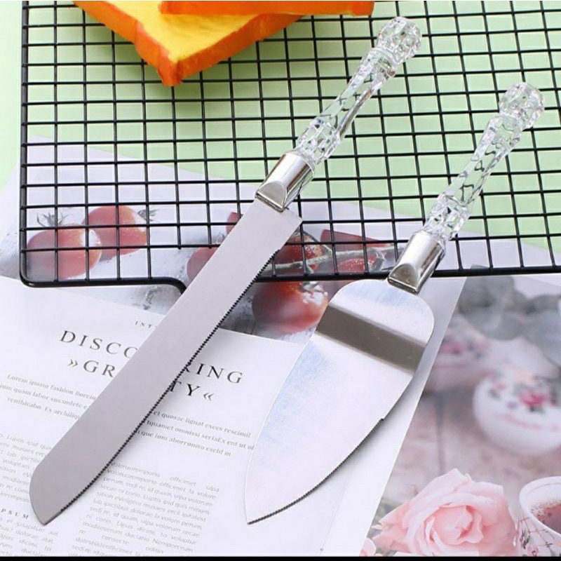 Set dao cắt bánh sinh nhật, bánh cưới
