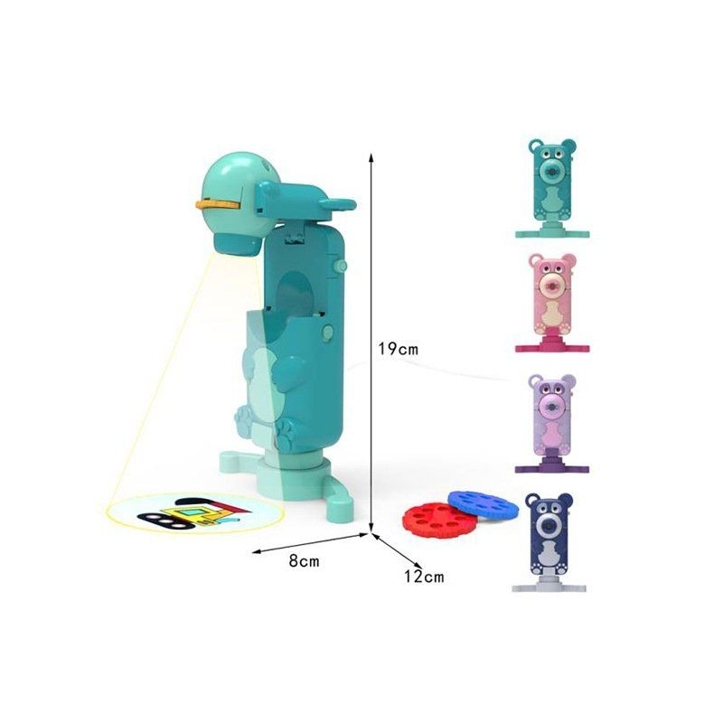 Máy Chiếu Hình Đồ Chơi Đa Năng 3 Trong 1 Làm Máy Chiếu Cho Bé Tập Vẽ, Máy Ảnh, Đèn Pin Chiếu Hình Ảnh Sinh Động Cho Bé