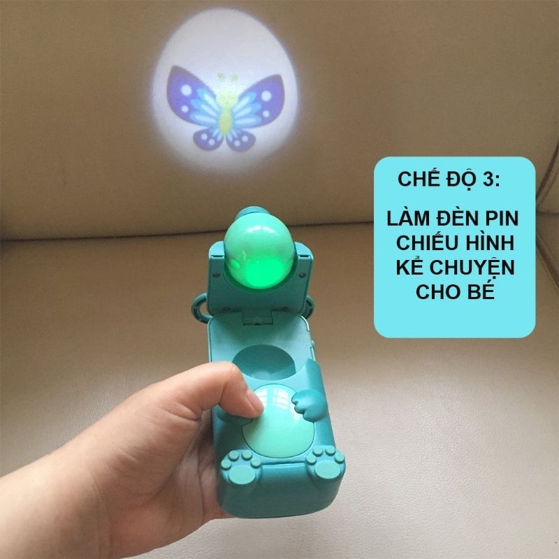 Máy Chiếu Hình Đồ Chơi Đa Năng 3 Trong 1 Làm Máy Chiếu Cho Bé Tập Vẽ, Máy Ảnh, Đèn Pin Chiếu Hình Ảnh Sinh Động Cho Bé