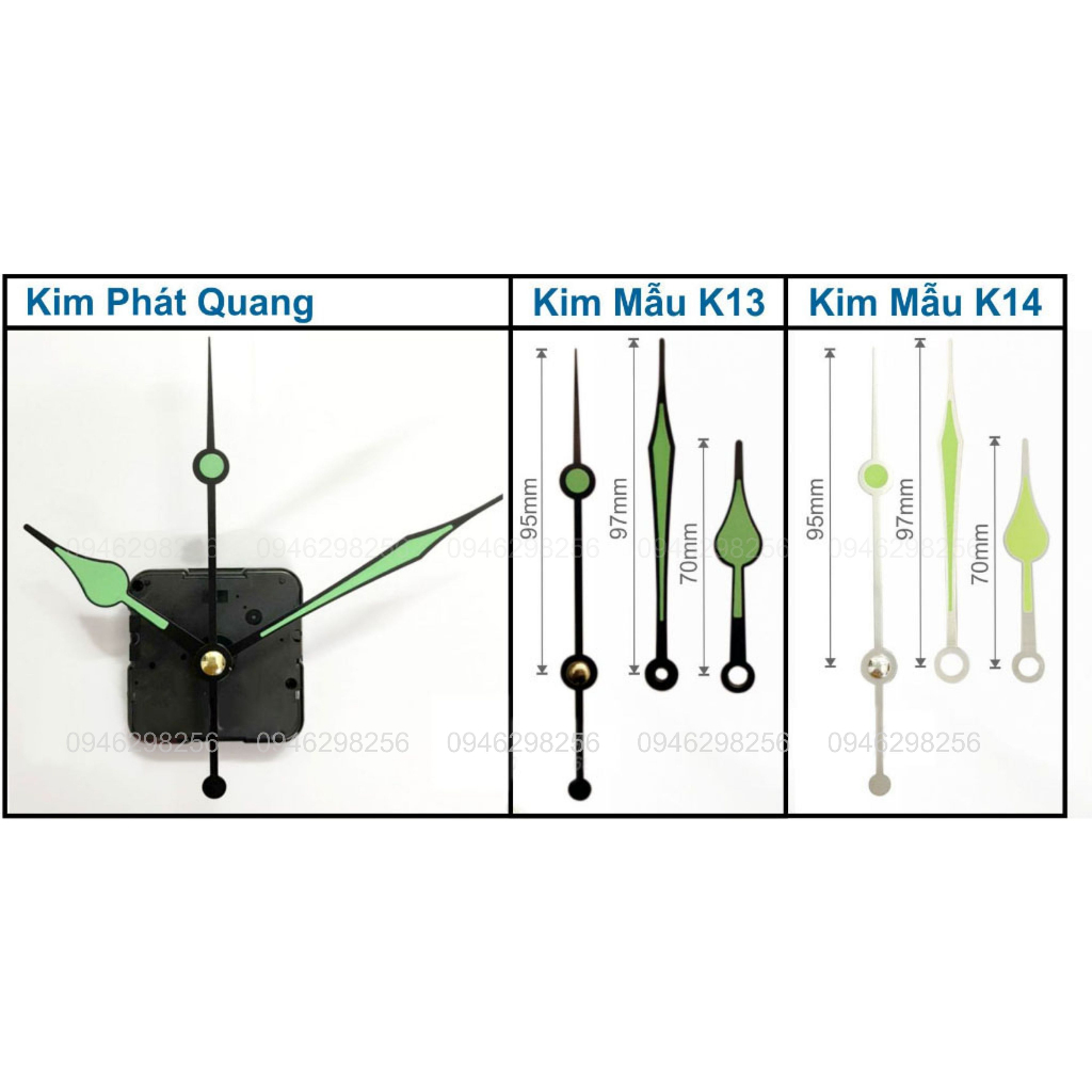 Máy đồng hồ treo tường Nhật kim trôi