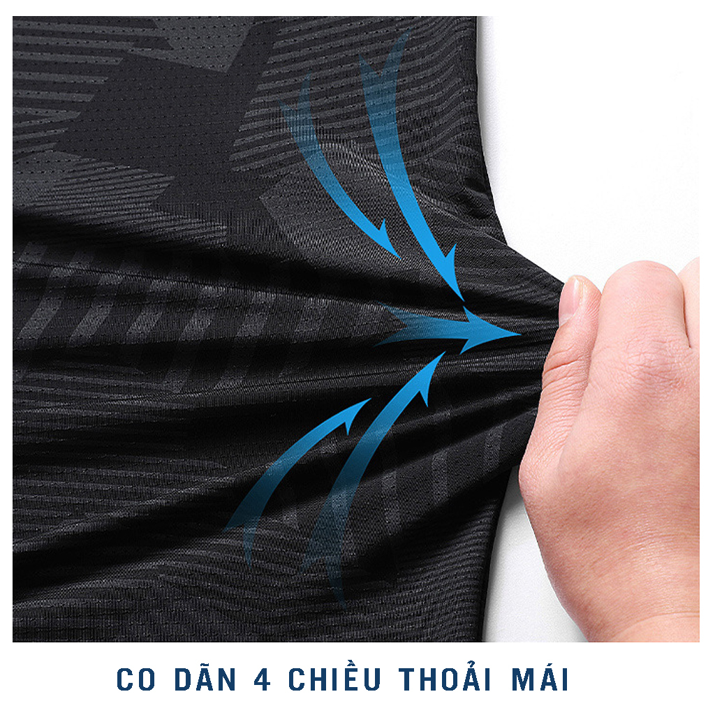 Áo thun nam big size vải thun lỗ kim cao cấp phối họa tiết Rằn Ri,co giãn,thoáng mát dành cho người béo mập từ 80-130kg