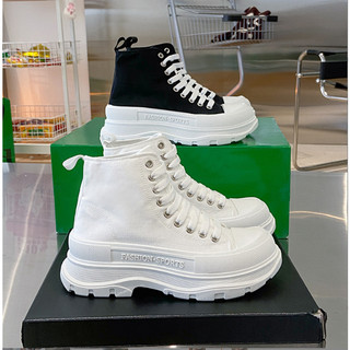 GIÀY SNEAKER NỮ CỔ CAO 2 MÀU COLL NGẦU SIÊU CHẤT B18