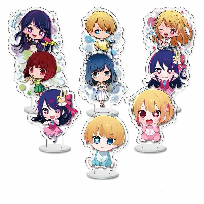 Standee mini OSHI NO KO Đứa Con Của Thần Tượng mica acrylic Mô hình anime chibi trang trí