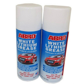 Mỡ bò nước dạng xịt bôi trơn chịu nhiệt abro white lithium grease 284g