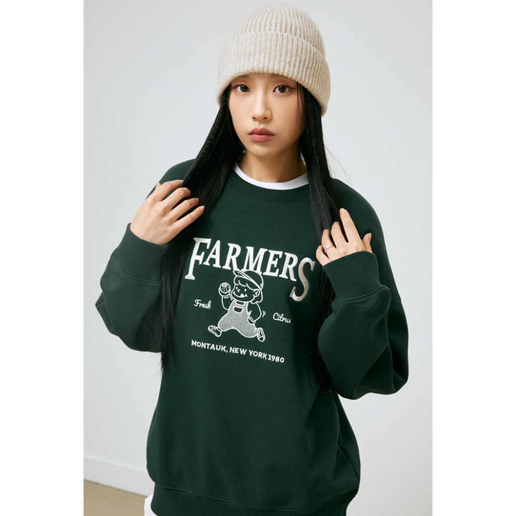 Áo thun nữ SPAO sweatshirt Cô gái bánh mì
