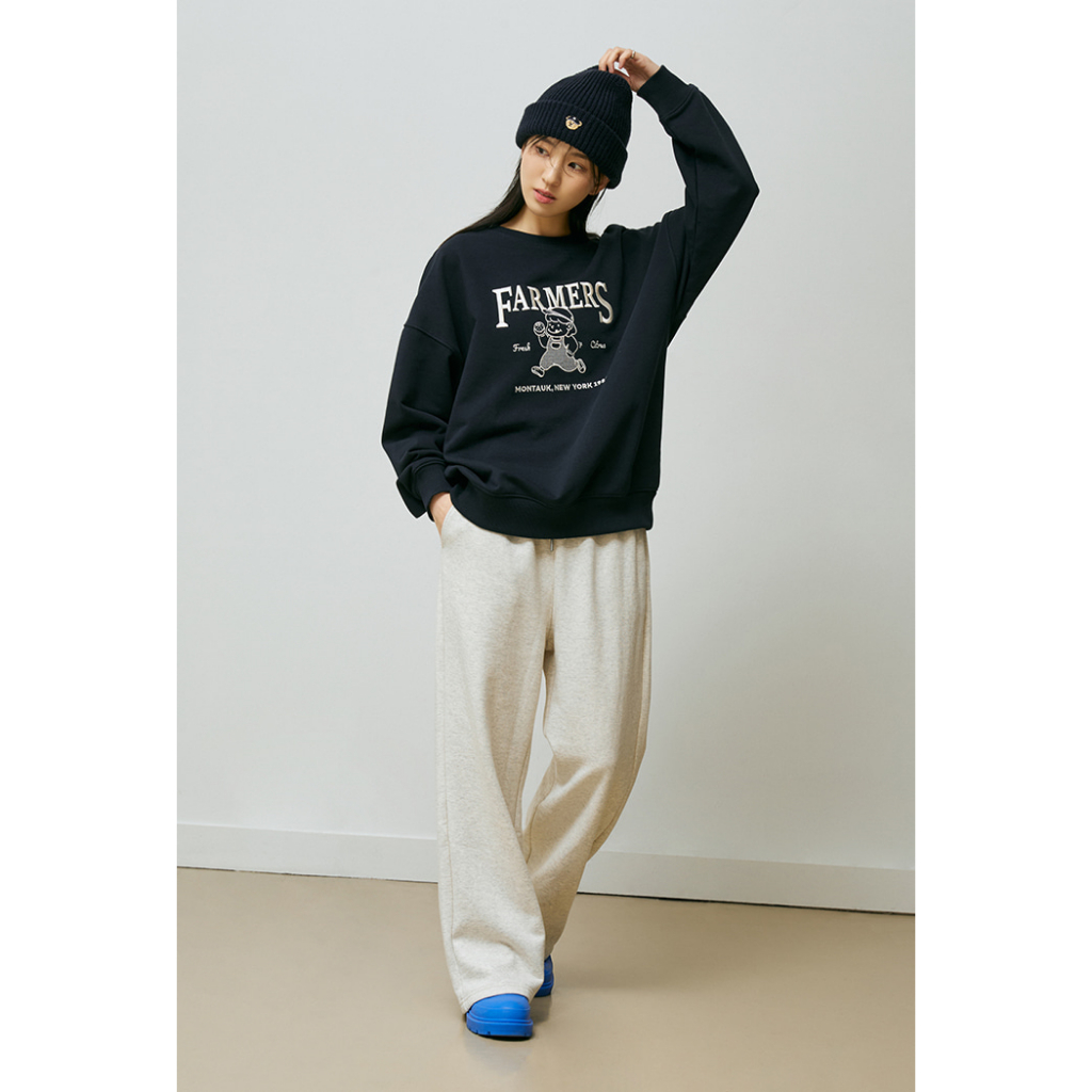 Áo thun nữ SPAO sweatshirt Cô gái bánh mì