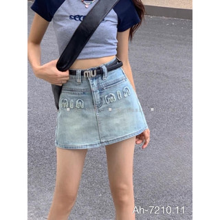 CHÂN VÁY JEANS MIN MIN DÁNG NGẮN
