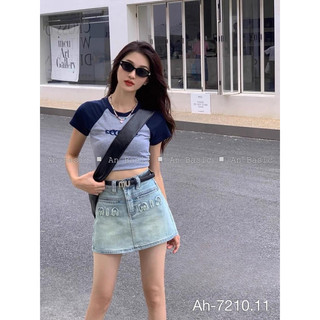 CHÂN VÁY JEANS MIN MIN DÁNG NGẮN