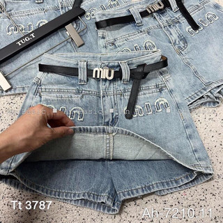 CHÂN VÁY JEANS MIN MIN DÁNG NGẮN
