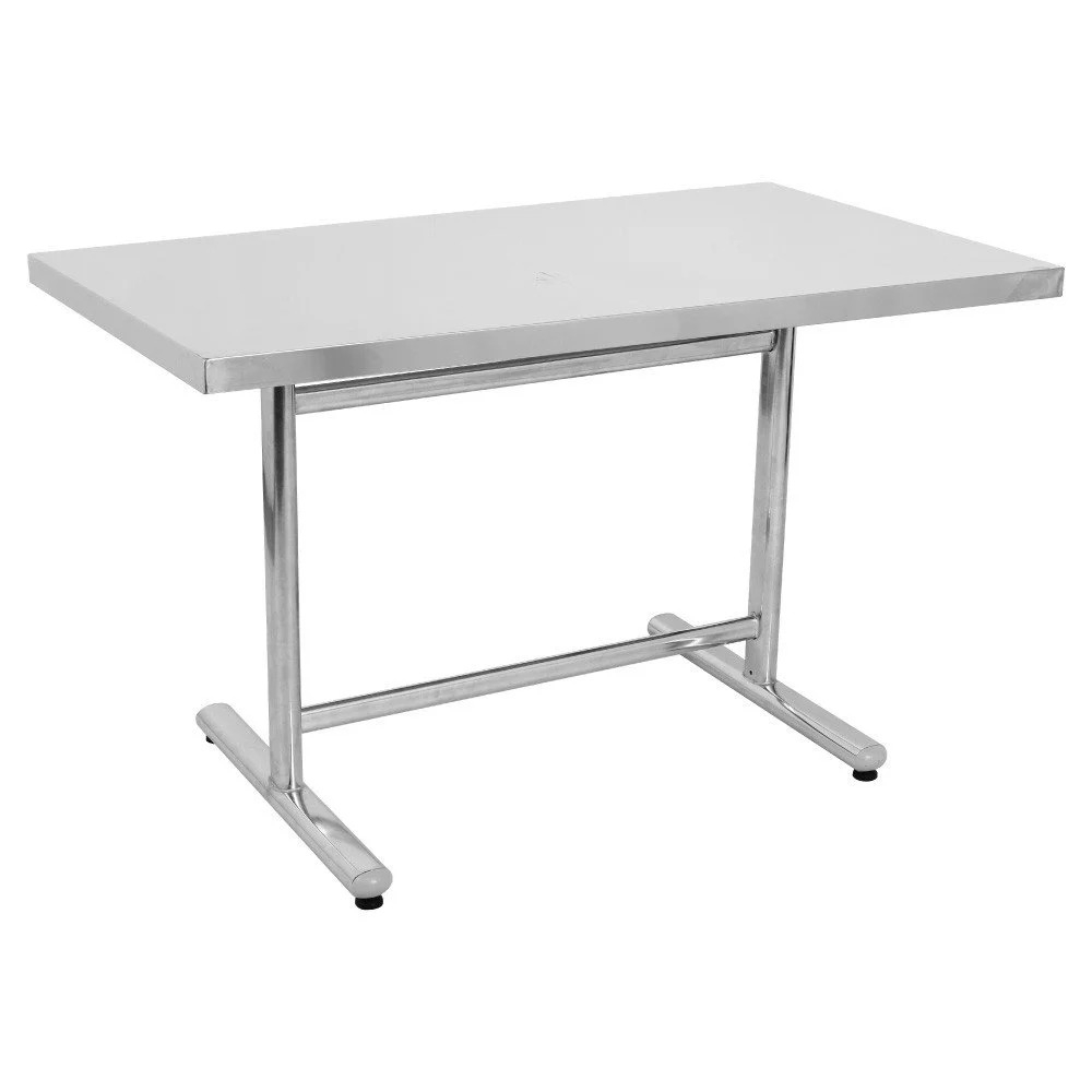 Bàn inox 304 kích thước 700 x 1200 mm mẫu mới nhất 2023