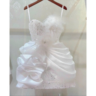 ĐẦM BODY DÚN ĐÍNH LÔNG KẾT RUA ĐÁ ( hàng có sẵn ) FULL SIZE S/M/L/XL( có ảnh khách và video shop tự quay 10000%)