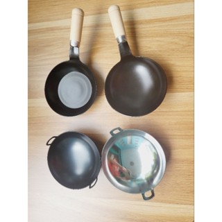 (Loại Sơn đẹp)Chảo Chiên Xào cho Mô hình nấu Ăn miniature, dollhouse