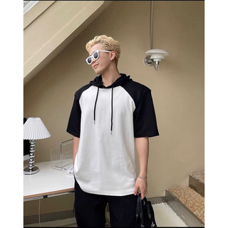 Áo Thun Hoodie Raplang Unisex phối Basic ( Ảnh thật)