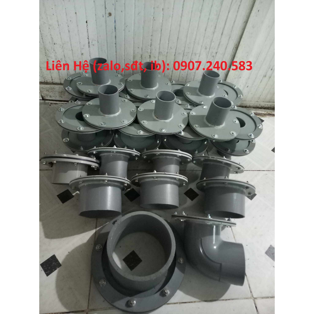 VAN XẢ BỂ BẠT HDPE, VAN XẢ ĐÁY BỂ BẠT THOÁT NƯỚC