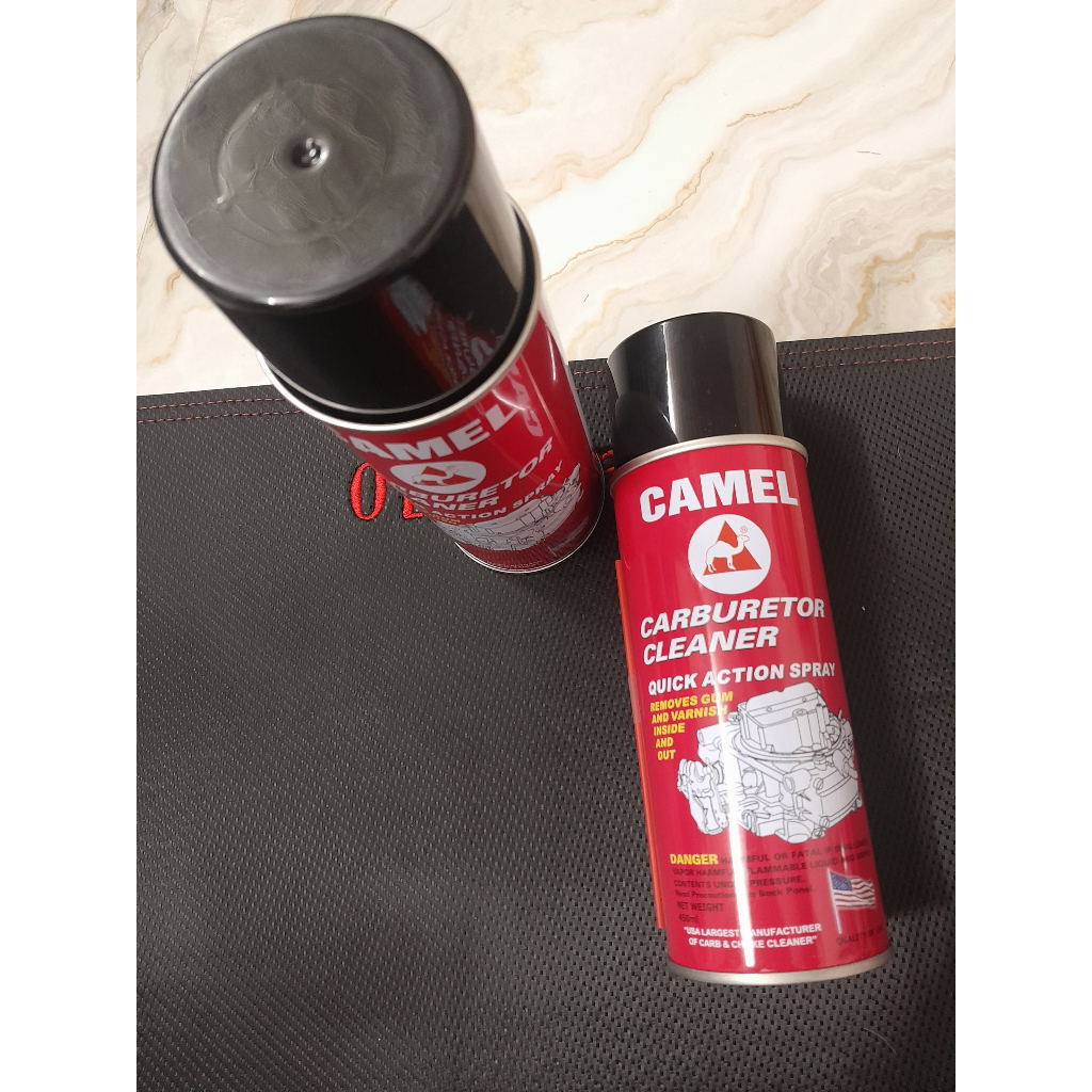 Chai xịt xúc bình xăng con vệ sinh họng ga kim phun siêu sạch CAMEL 450ml, hàng chính hãng, nước rửa chế hòa khí
