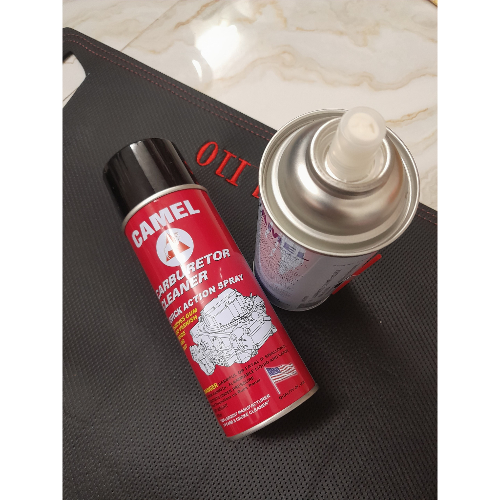 Chai xịt xúc bình xăng con vệ sinh họng ga kim phun siêu sạch CAMEL 450ml, hàng chính hãng, nước rửa chế hòa khí