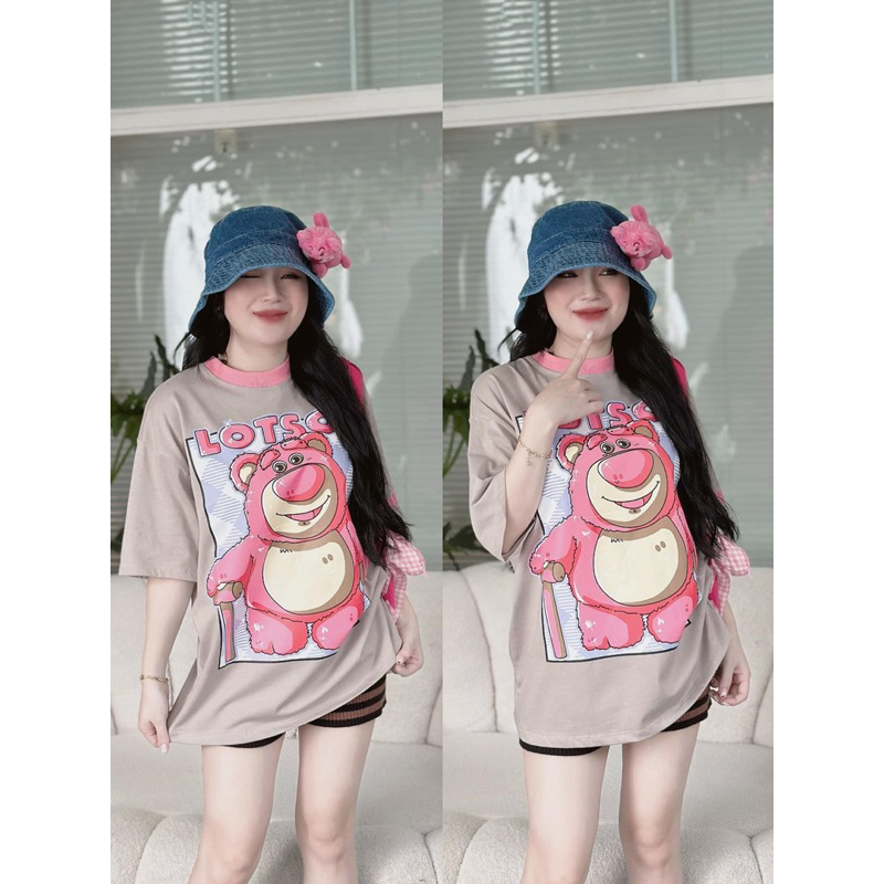 ÁO PHÔNG GẤU DÂU