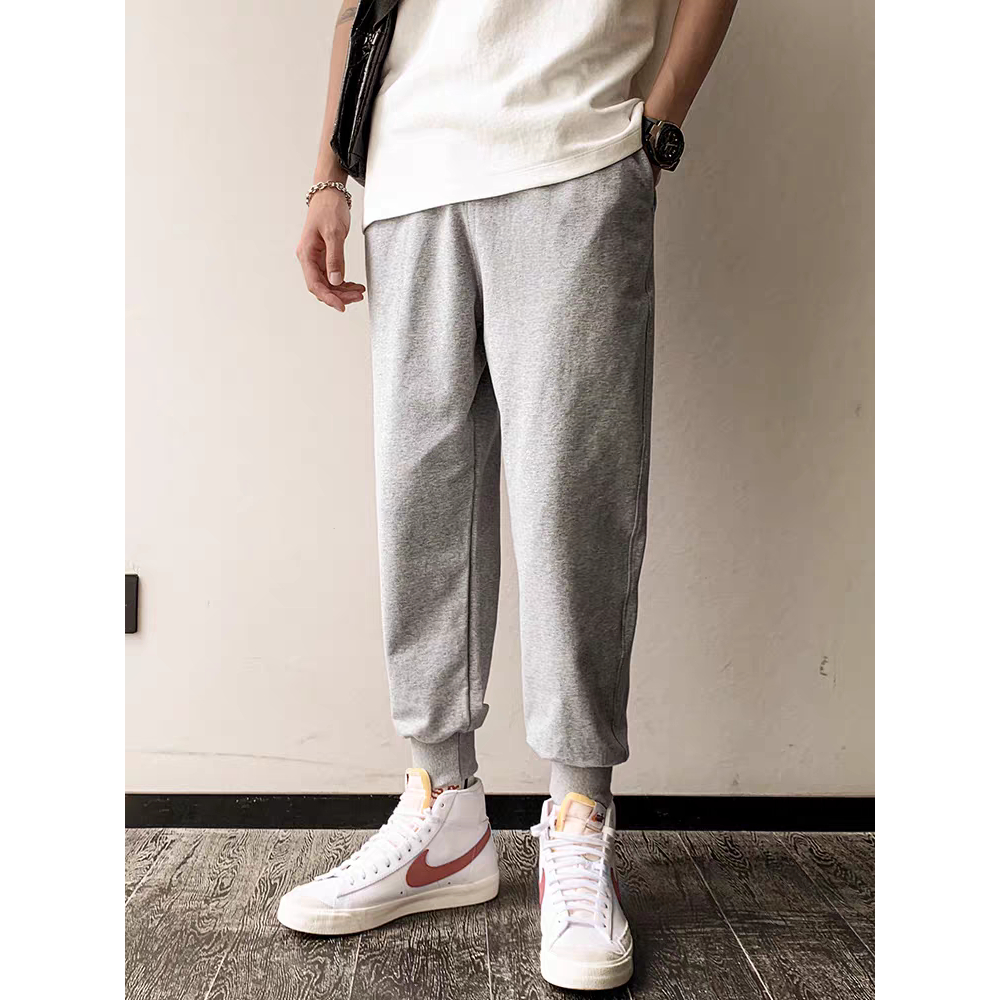 Quần Nỉ Trơn Phối Ống Jogger Bo Sành Điệu, Chất Liệu Nỉ Ngoại Chân Cua Mềm Mịn Thấm Hút Mồ Hôi Cực Tốt