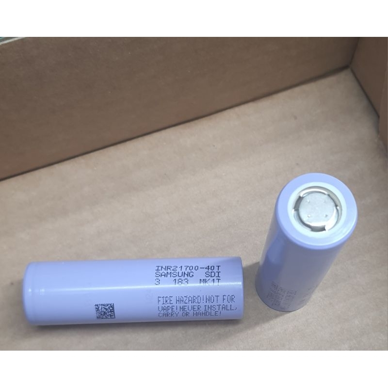 Pin Cell Samsung 40T,  INR21700, 4000mah . xả 35A. nội trở 9 đến 11. zin 97%