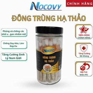 Đông Trùng Hạ Thảo Khô Nguyên Con Ký Chủ Sâu Tằm Tây Tạng Thượng Hạng Sấy Thăng Hoa Cao Cấp NOCOVY