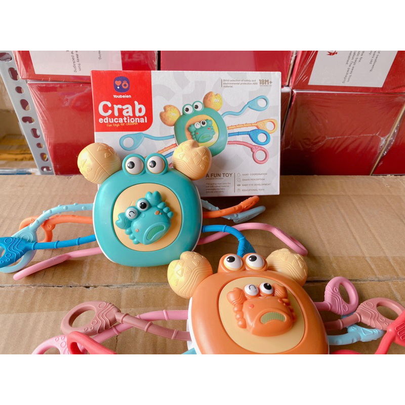 Đồ chơi rút dây Montessori - Đồ chơi xúc xắc, giáo dục sớm cho bé