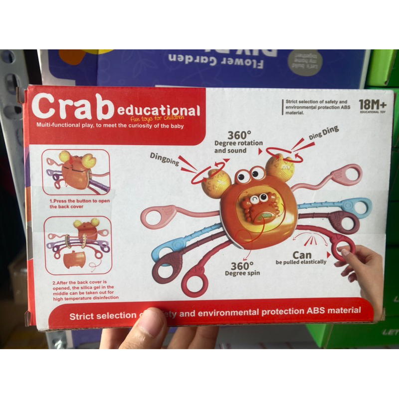 Đồ chơi rút dây Montessori - Đồ chơi xúc xắc, giáo dục sớm cho bé