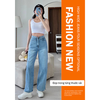 Quần jeans ống rộng Guguno nữ