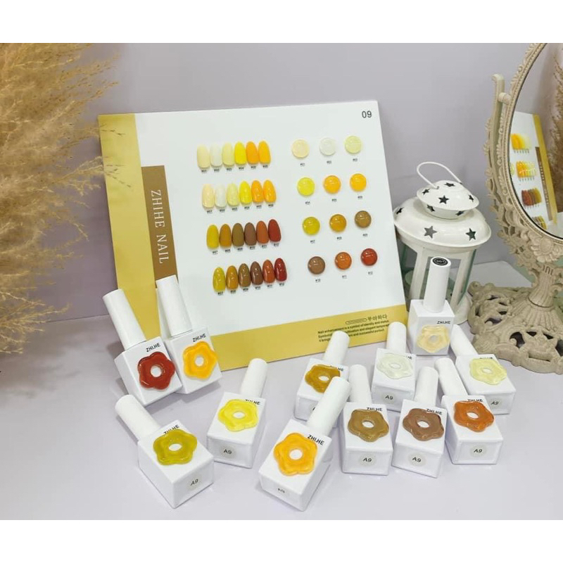 ZHI.HE NAIL_SET 12 Màu Sơn Gel