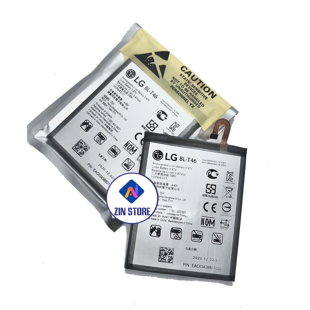 Pin thay thế dành cho LG V60 THINQ , Dung lượng chuẩn 5000mAh, Tặng Cáp sạc - Hàng cam kết Chuẩn Zin