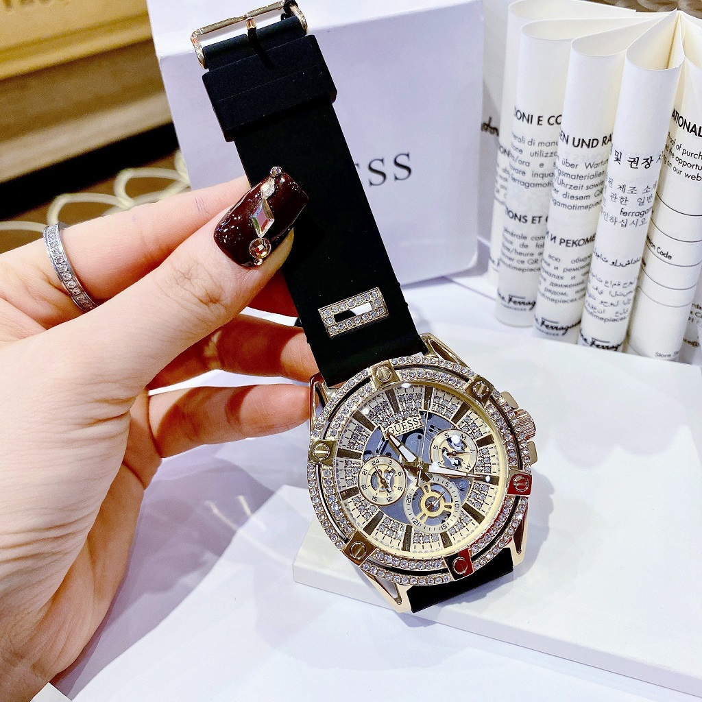 Đồng Hồ Nam Guess GW0537G2 Gold 48mm