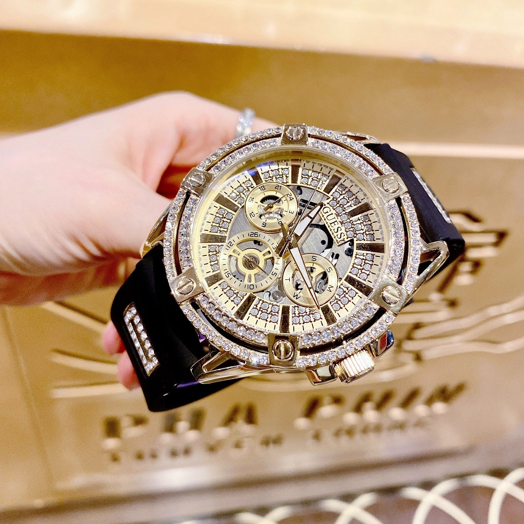 Đồng Hồ Nam Guess GW0537G2 Gold 48mm