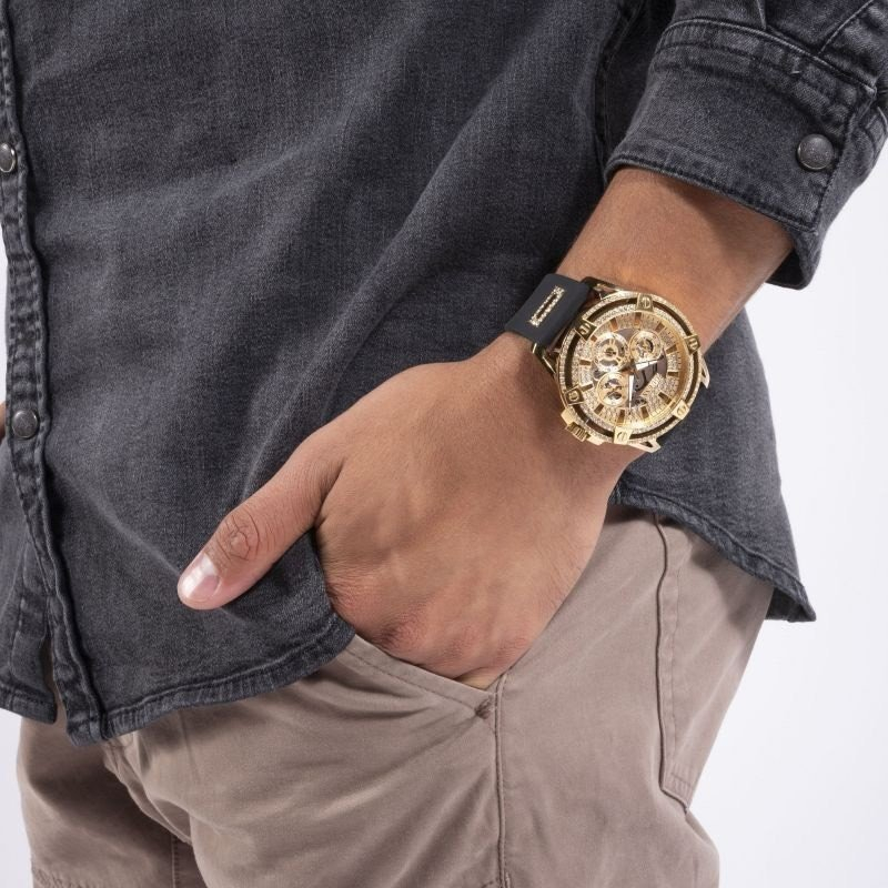 Đồng Hồ Nam Guess GW0537G2 Gold 48mm