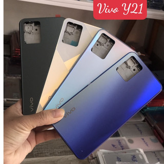 Bộ vỏ Vivo Y21 Zin Hàng Cao Cấp( kèm kính camera + nút bấm