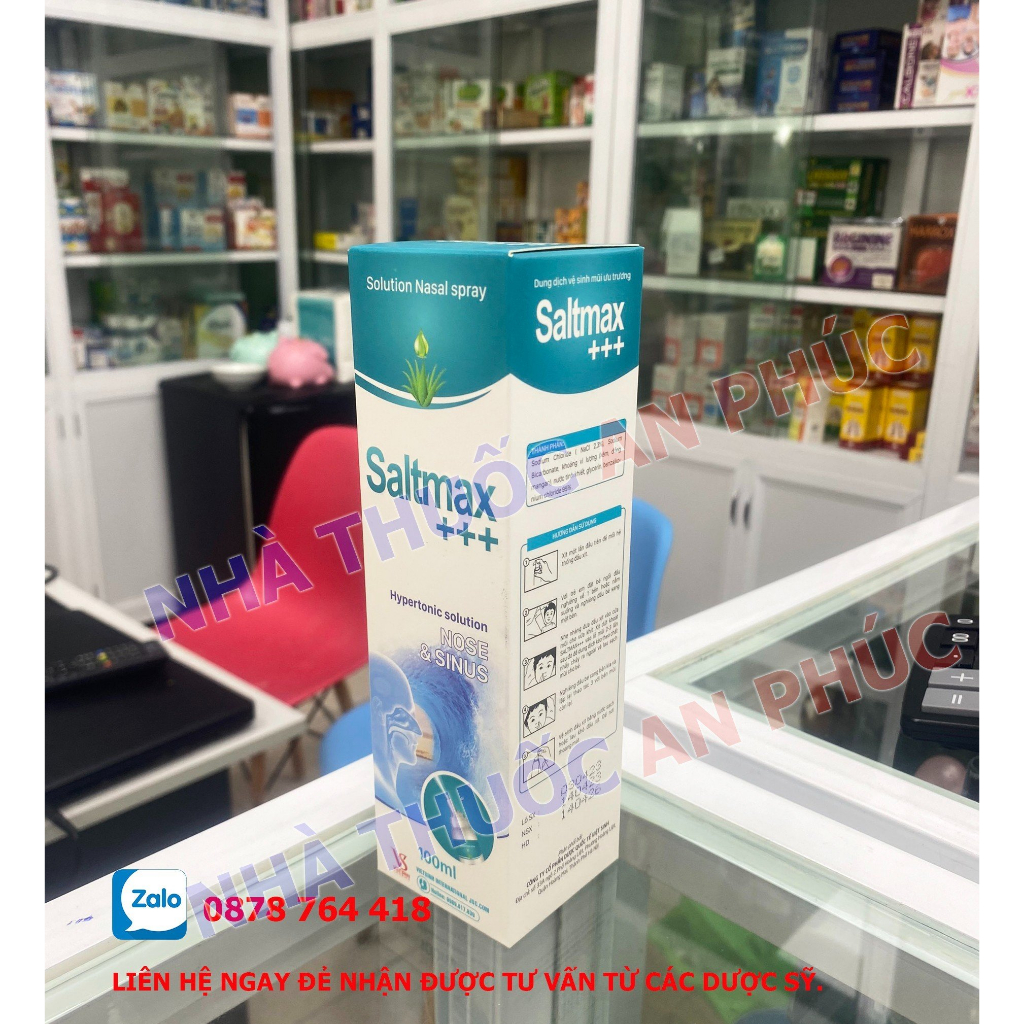 Dung dịch  rửa mũi  Saltmax +++ 100ml