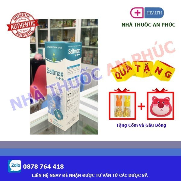 Dung dịch  rửa mũi  Saltmax +++ 100ml