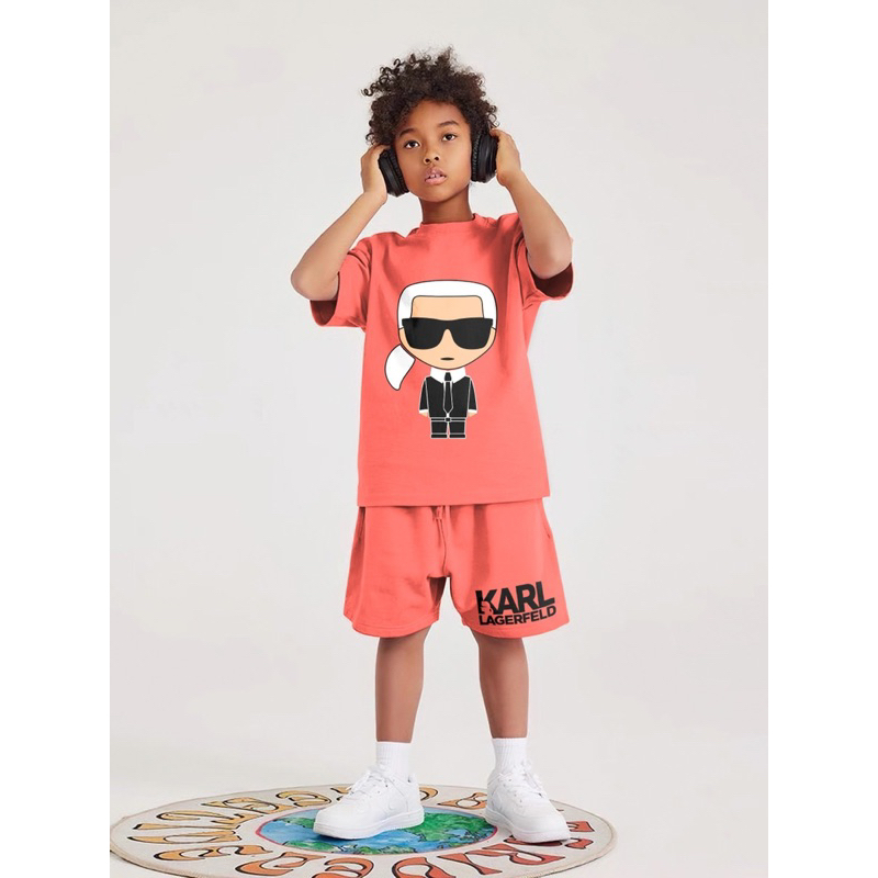 Set bộ Ka.rl màu cam siêu hot cho bé trai bé gái size từ 18-50 cân