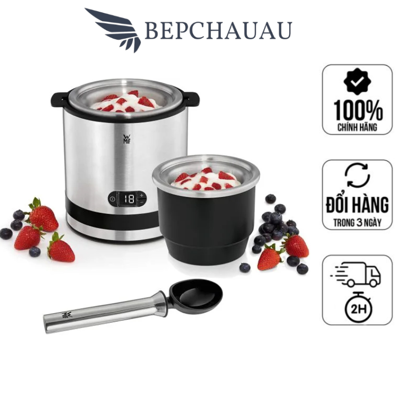 Máy Làm Kem Tươi WMF, Máy Làm Kem Tại Nhà, Ice Cream Maker, Nhập Đức, BH 12 Tháng, Bepchauau