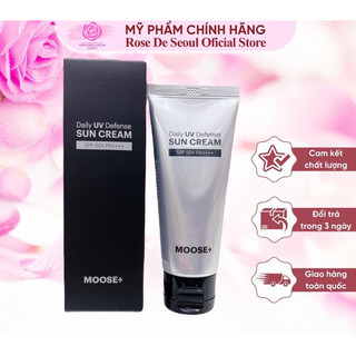 (Tặng mặt nạ) Kem chống nắng Moose+ 50ml kiểm soát bóng nhờn, bảo vệ da trước tia UVB UVA SPF 50+