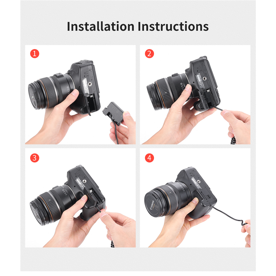 Dummy Type-C LP-E8 | Pin giả pin ảo pin dummy battery DC Coupler CANON LP-E8 LPE8 Canon EOS 550D 600D 650D 700D Rebel T2