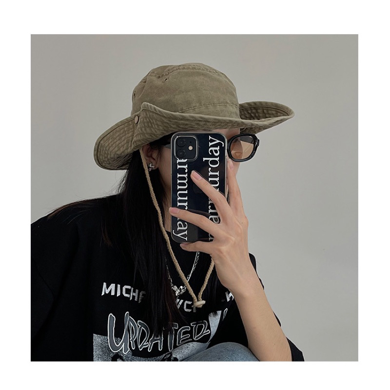 Mũ cao bồi vải bò