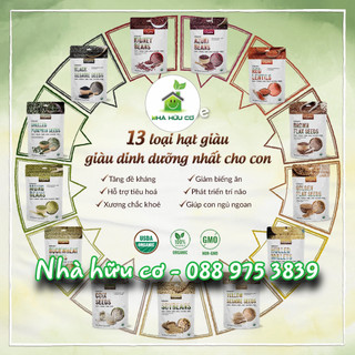 Gói dùng thử 100g - các loại đậu hạt c'lavie - chuẩn hữu cơ mỹ - date: 2024 - nhà hữu cơ