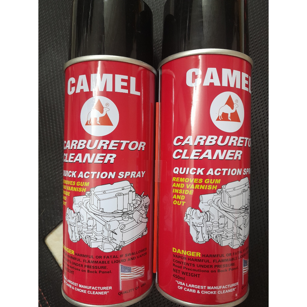 Chai xịt xúc bình xăng con vệ sinh họng ga kim phun siêu sạch CAMEL 450ml, hàng chính hãng, nước rửa chế hòa khí
