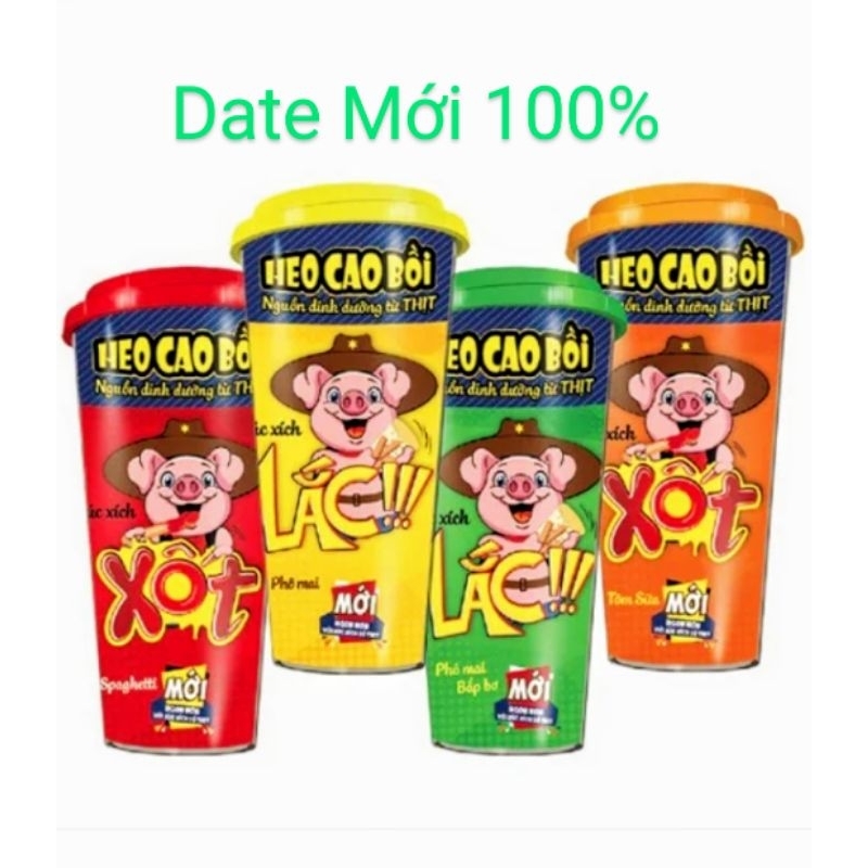 Xúc Xích Lắc Heo Cao Bồi Nhiều Vị (DATE MỚI)