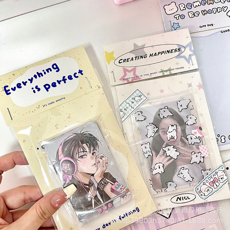 Set đầu thẻ/ bìa dùng gói card Kpop