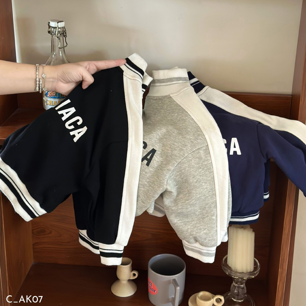 Áo khoác cho bé trai EMBES KIDS, áo khoác trẻ em từ 11kg đến 31kg